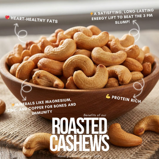 Roasted Cashews – Classic Salted Crunch